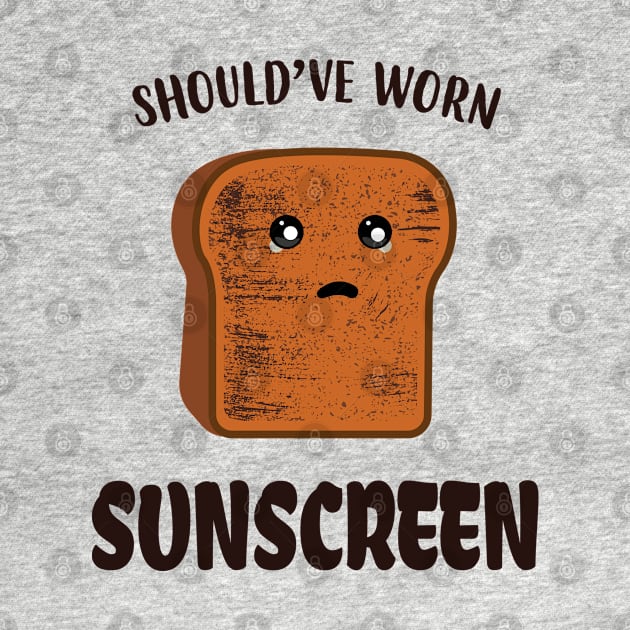 Funny Bread Should've Worn Sunscreen. by Marzuqi che rose